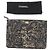 Chanel Pochette in pelle nera e oro Nero - vista 3