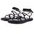 Sandali Khaite in scamosciato nero