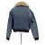 Autre Marque Giacca "The Shearling Aviator" Blu - vista 2