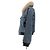 Autre Marque Giacca "The Shearling Aviator" Blu - vista 4