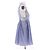 Miu Miu Mini vestido de cuadros Vichy Azul - vista 3
