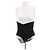 Chanel Costume da bagno intero bianco e nero