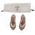 Hermès Décolleté shell in pelle di lucertola Beige - vista 7