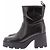 Botines Nodaleto de piel negra talla 38 Negro - vista 3