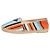 Prada Multicolour canvas striped espadrilles - size UK 8 Multiple colors