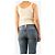 Ermanno Scervino Geripptes Tanktop in Creme - size UK 10 Roh - Ansicht 2