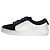 Chanel CC-Sneaker in Silber mit blauem Samtbesatz - size EU 37