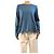 Autre Marque Top in lana blu a maniche lunghe - size L