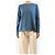 Autre Marque Top in lana blu a maniche lunghe - size L - vista 3