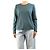 Autre Marque Top in lana blu a maniche lunghe - size M