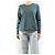 Autre Marque Top in lana blu a maniche lunghe - size M - vista 3