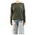 Autre Marque Top de lana de manga larga caqui - talla M Verde