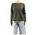 Autre Marque Top de lana de manga larga caqui - size M Verde