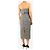 Autre Marque Trägerloses Kleid mit schwarz-weißem Vichy-Karo - size UK 10 - Ansicht 2