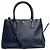 Prada Borsa Galleria 2way in pelle Saffiano blu