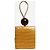 By Far Clutch in pelle embossed effetto coccodrillo senape Giallo - vista 3