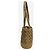 Prada Mini borsa tote effetto rafia kaki Verde - vista 2