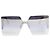 Autre Marque Gafas de sol cuadradas DiorClub M5U Green Verde