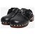 Chanel Black SS23 Camellia Leder-Clogs - Größe EU 36 Schwarz - Ansicht 2