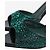 Gina Sandali gioiello verde scuro - size EU 37 - vista 4