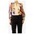 Alice + Olivia Transparente florale Bluse in Creme - size UK 8 Roh - Ansicht 3