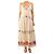 Autre Marque Weißes besticktes Umi Sommerkleid - size UK 10