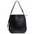 Prada Bolsa de ombro Margit em couro preto