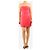 Reformation Vestido mini palabra de honor de lino rosa - size UK 12 - vista 3