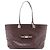 Bolso de hombro de cuero Guccissima marrón Castaño