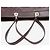 Bolso de hombro de cuero Guccissima marrón Castaño - vista 13