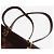 Bolso de hombro de cuero Guccissima marrón Castaño - vista 6