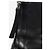 The row Botas de cuero negras con cremallera frontal - size EU 39 (UK 6) Negro - vista 3