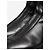 The row Botas de cuero negras con cremallera frontal - size EU 39 (UK 6) Negro - vista 5