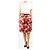 Weekend Max Mara Falda de jacquard floral roja - size UK 14 - vista 2