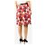 Weekend Max Mara Falda de jacquard floral roja - size UK 14 - vista 3