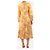 Zimmermann Vestido de lino estampado de estrellas amarillas - size UK 12 Amarillo - vista 2
