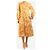 Zimmermann Vestido de lino estampado de estrellas amarillas - size UK 12 Amarillo - vista 3