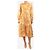 Zimmermann Vestido de lino estampado de estrellas amarillas - size UK 12 Amarillo - vista 4
