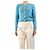 Autre Marque Blauer Kaschmir-Cardigan - size UK 12