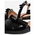 Ganni Décolleté slingback nere con dettaglio fiocco - size EU 37 Nero - vista 6