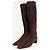 Aquazzura Botas altas de gamuza marrón - talla EU 41.5 Castaño - vista 2