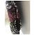 Vestido corto de seda jacquard floral Valentino Multicolor Burdeos Verde oscuro - vista 6