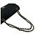 Borsa a tracolla Chanel Matelassé Coco Mark Double Flap Nero - vista 3