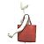 Hermès Bolso Tote Hermes Double Sens 45 Castaño Naranja - vista 2