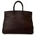 Hermès Borsa Tote Hermes Birkin 35 in pelle Veau Gulliver Marrone - vista 3