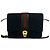 Borsa a tracolla GUCCI Old Gucci Sherry Line Nero Rosso Verde