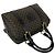 Triomphe Céline Celine Macadam Blazon Pattern Mini Boston Bag Brown Black - view 4