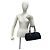 Triomphe Céline Bolso Celine C Macadam Blazon Canvas Leather Negro - vista 2
