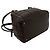 Borsa semi-spalla Chanel Chocolate Bar Logo Marrone - vista 7