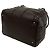 Borsa semi-spalla Chanel Chocolate Bar Logo Marrone - vista 8